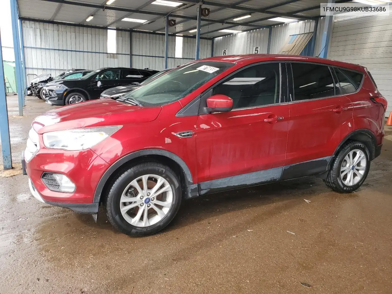 2019 Ford Escape Se VIN: 1FMCU9G98KUB33686 Lot: 60716655