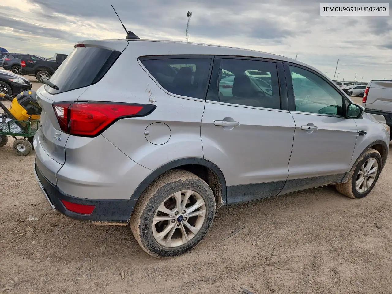2019 Ford Escape Se VIN: 1FMCU9G91KUB07480 Lot: 62006175