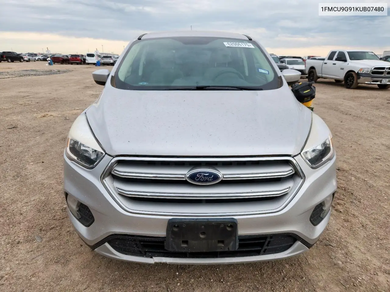 2019 Ford Escape Se VIN: 1FMCU9G91KUB07480 Lot: 62006175