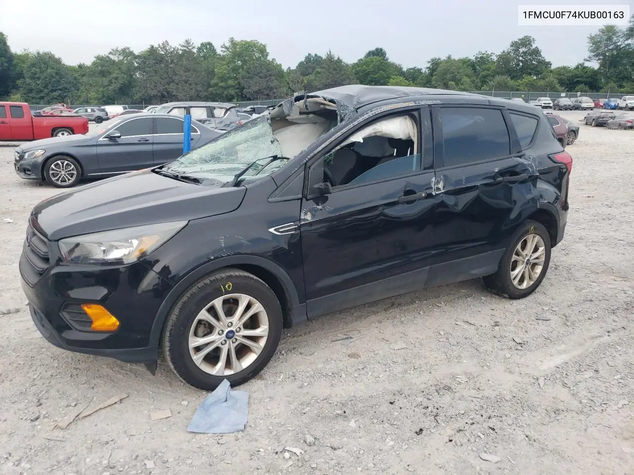 2019 Ford Escape S VIN: 1FMCU0F74KUB00163 Lot: 62375875