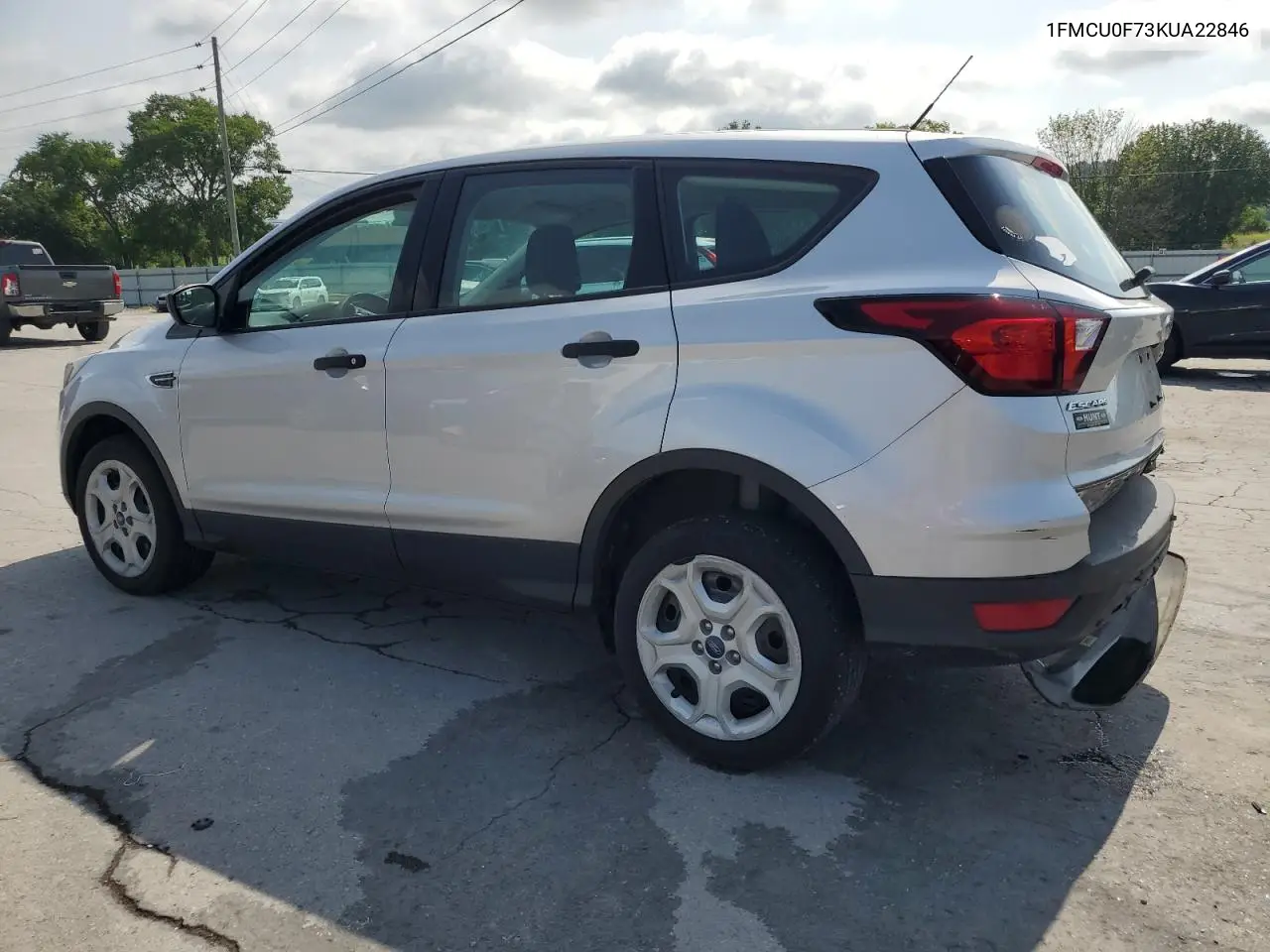 2019 Ford Escape S VIN: 1FMCU0F73KUA22846 Lot: 62757305