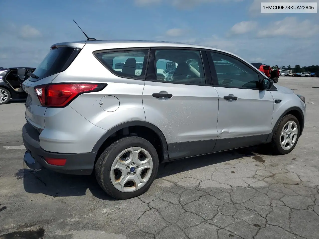 2019 Ford Escape S VIN: 1FMCU0F73KUA22846 Lot: 62757305