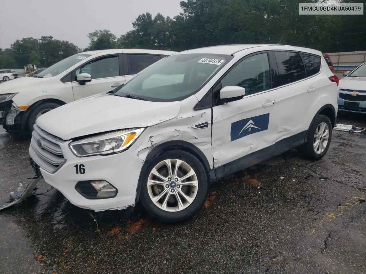 2019 Ford Escape Se VIN: 1FMCU0GD4KUA50479 Lot: 62794375
