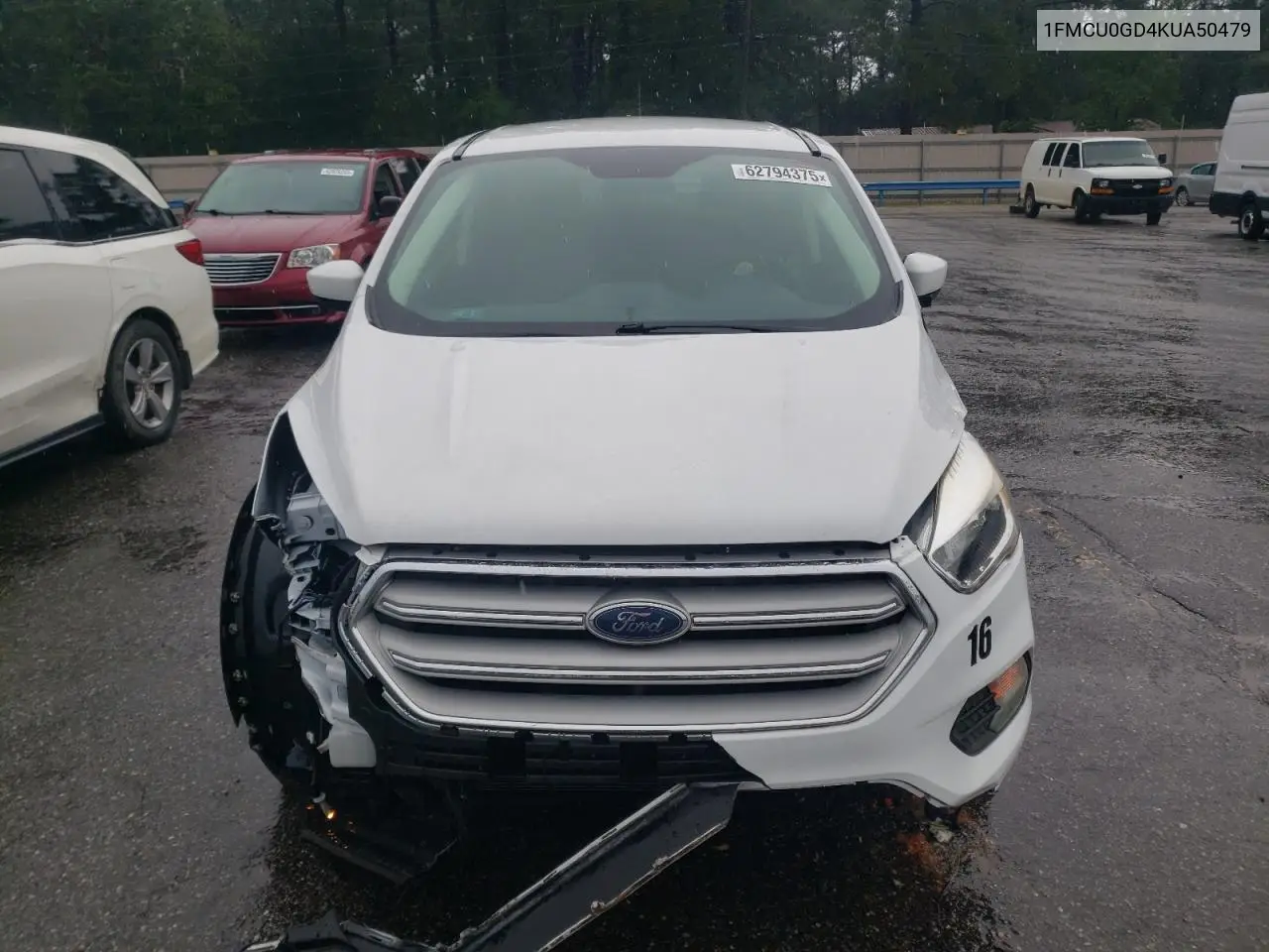 2019 Ford Escape Se VIN: 1FMCU0GD4KUA50479 Lot: 62794375