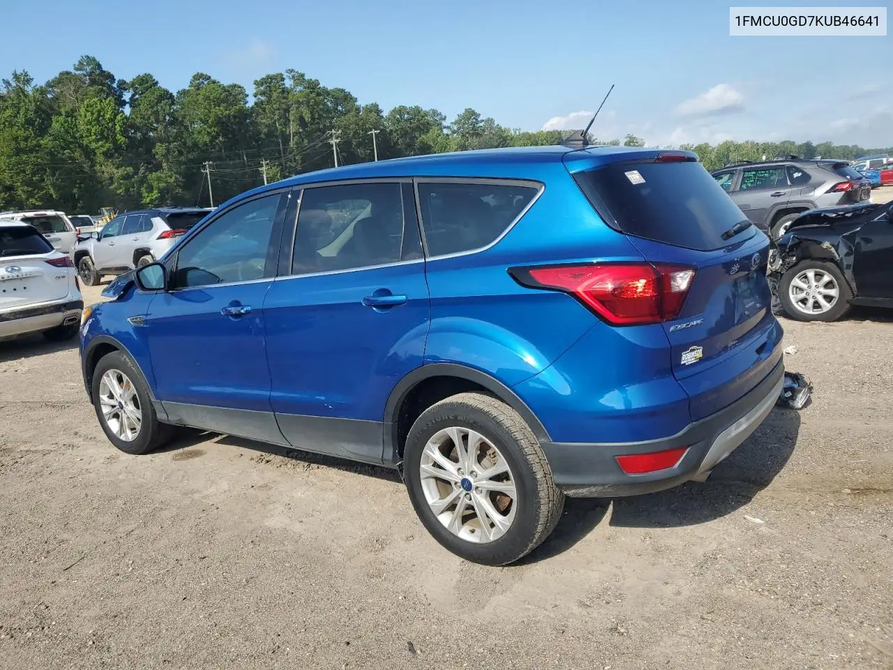 2019 Ford Escape Se VIN: 1FMCU0GD7KUB46641 Lot: 65606915