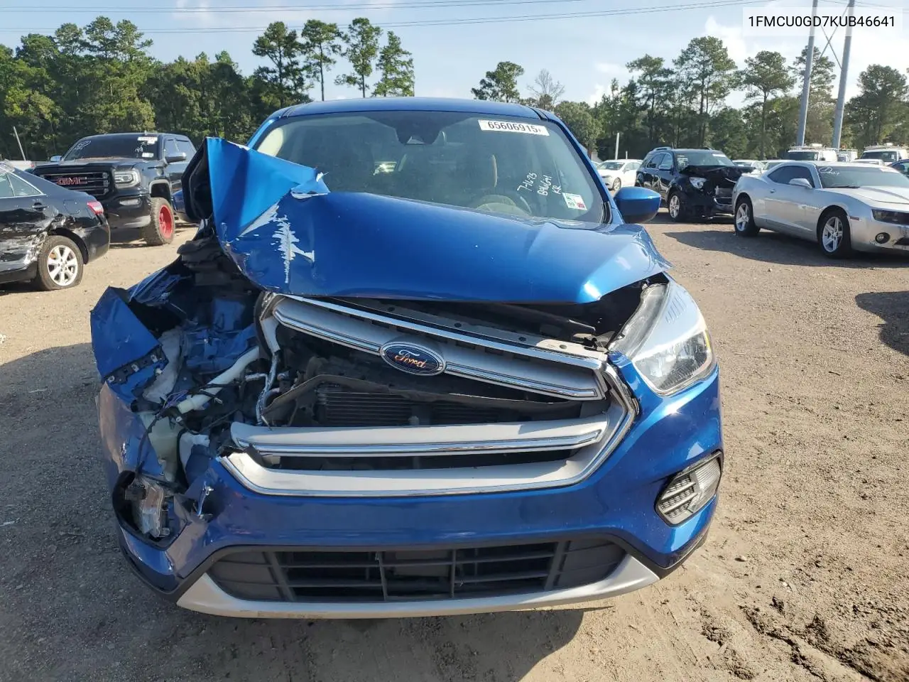2019 Ford Escape Se VIN: 1FMCU0GD7KUB46641 Lot: 65606915