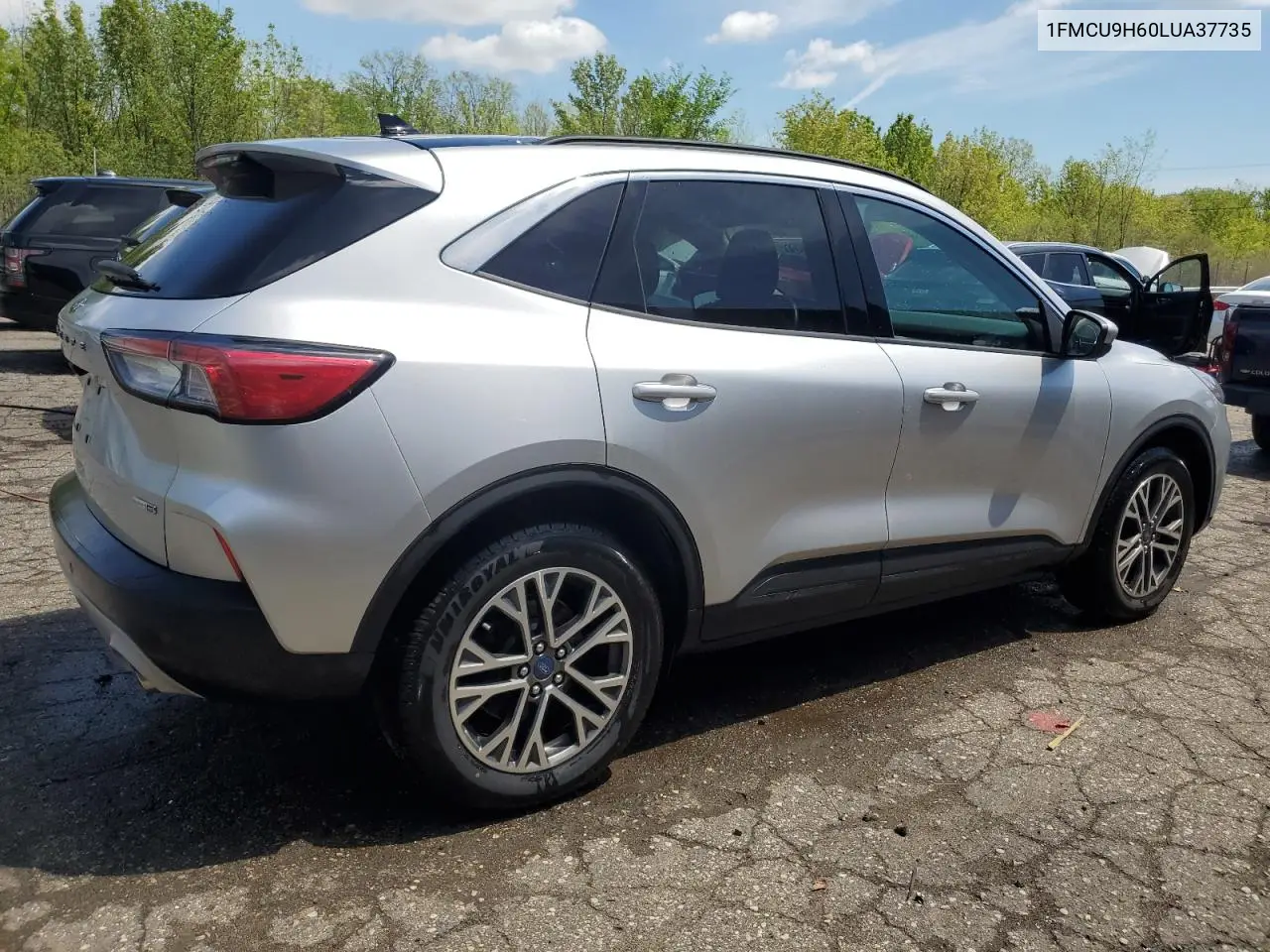 2020 Ford Escape Sel VIN: 1FMCU9H60LUA37735 Lot: 54327045