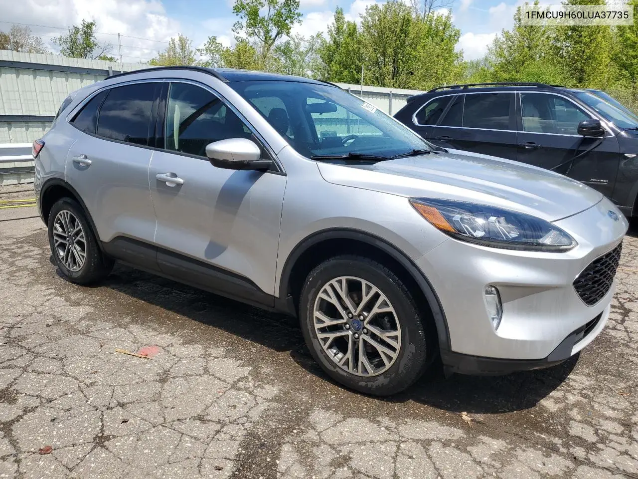2020 Ford Escape Sel VIN: 1FMCU9H60LUA37735 Lot: 54327045