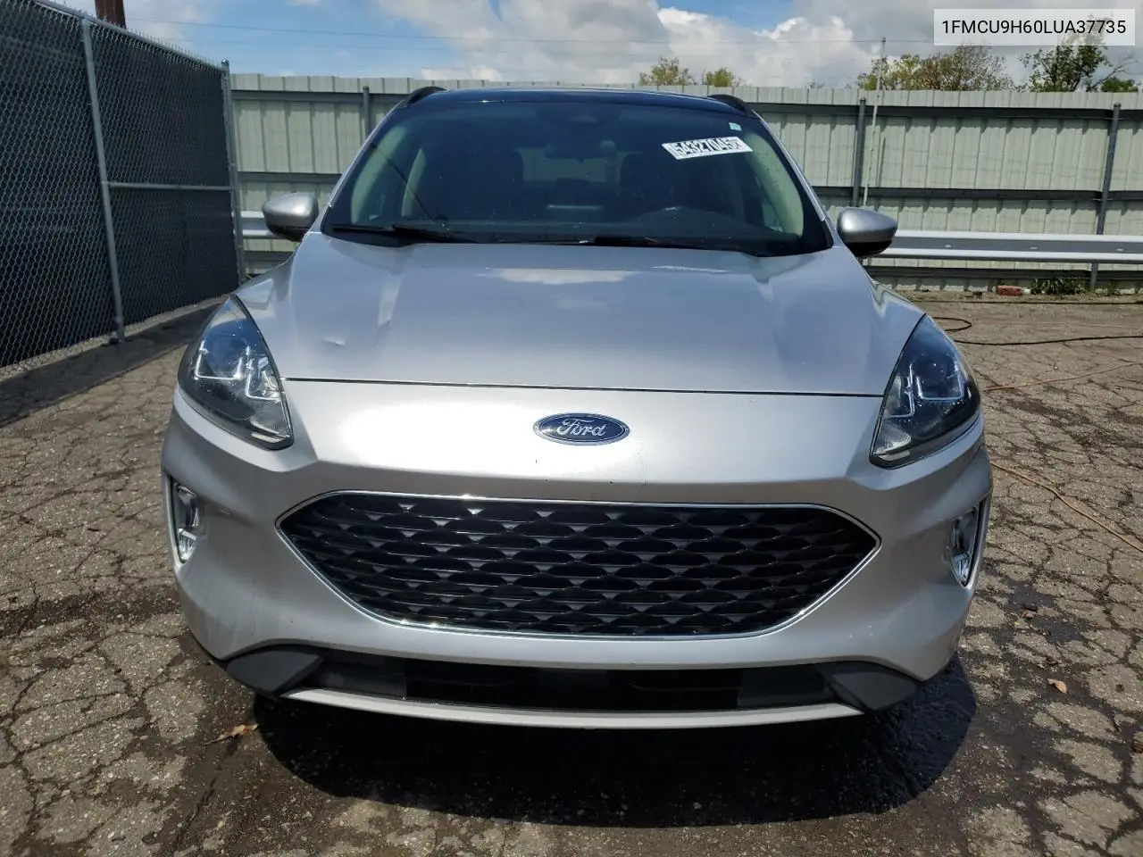 2020 Ford Escape Sel VIN: 1FMCU9H60LUA37735 Lot: 54327045