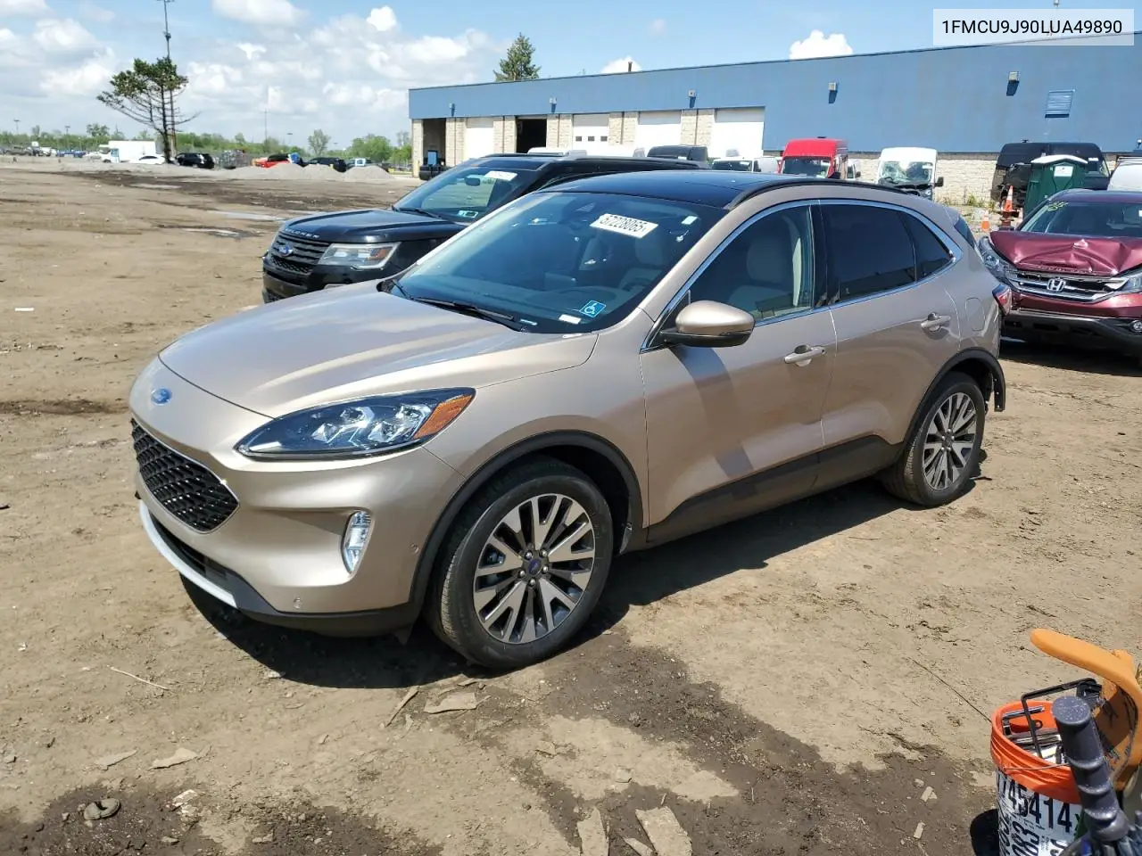 2020 Ford Escape Titanium VIN: 1FMCU9J90LUA49890 Lot: 57228065