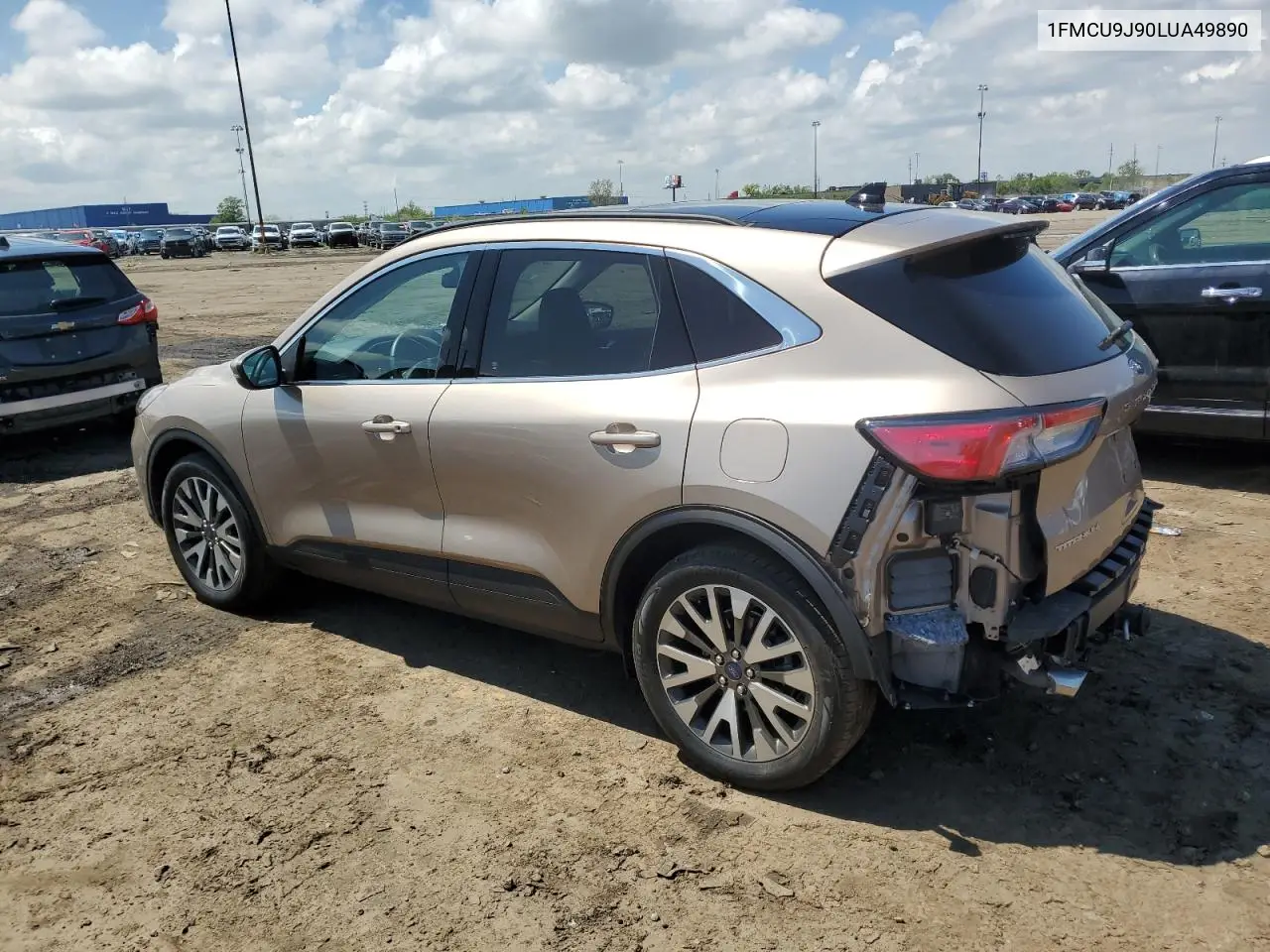 2020 Ford Escape Titanium VIN: 1FMCU9J90LUA49890 Lot: 57228065