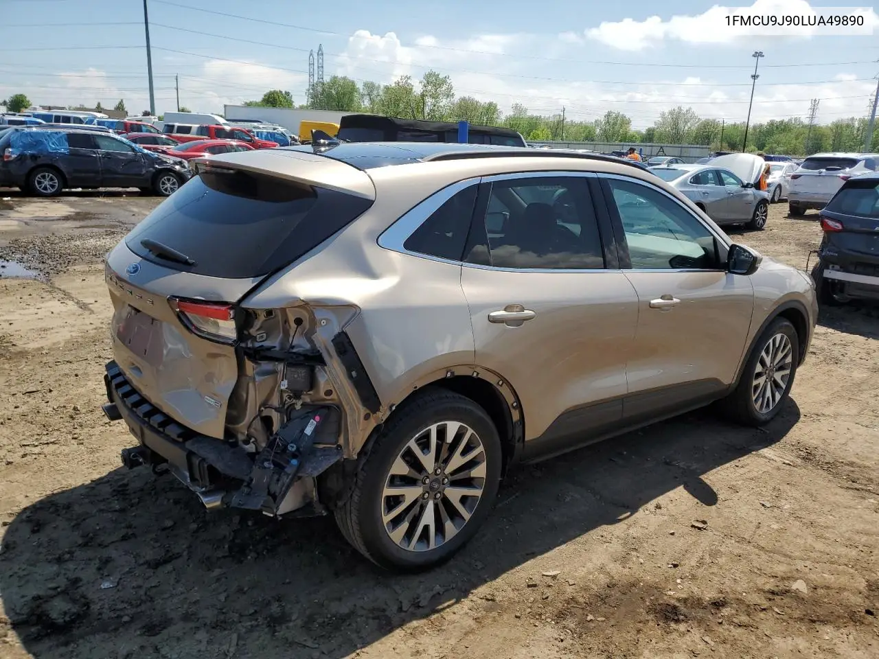 2020 Ford Escape Titanium VIN: 1FMCU9J90LUA49890 Lot: 57228065