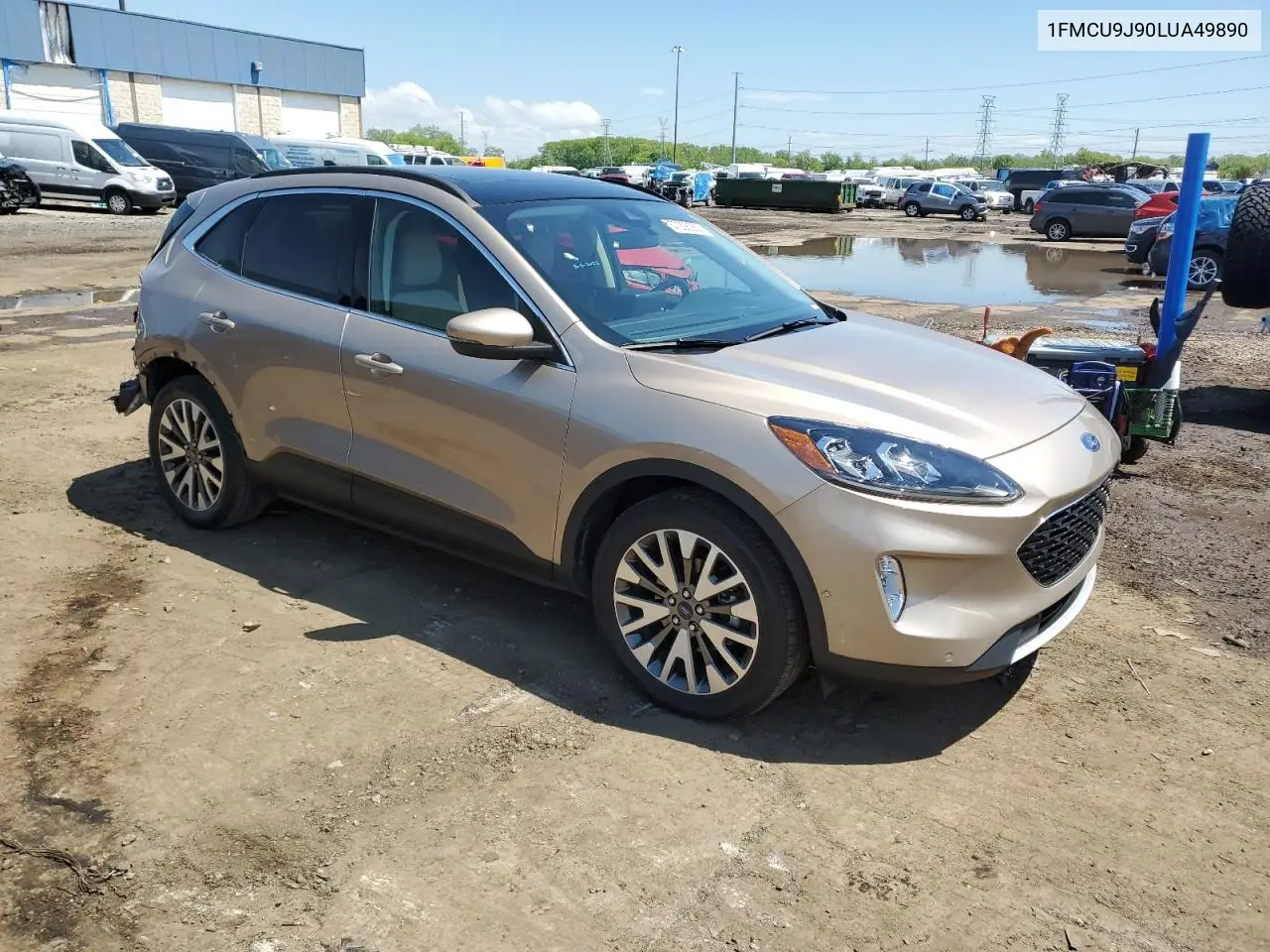 2020 Ford Escape Titanium VIN: 1FMCU9J90LUA49890 Lot: 57228065