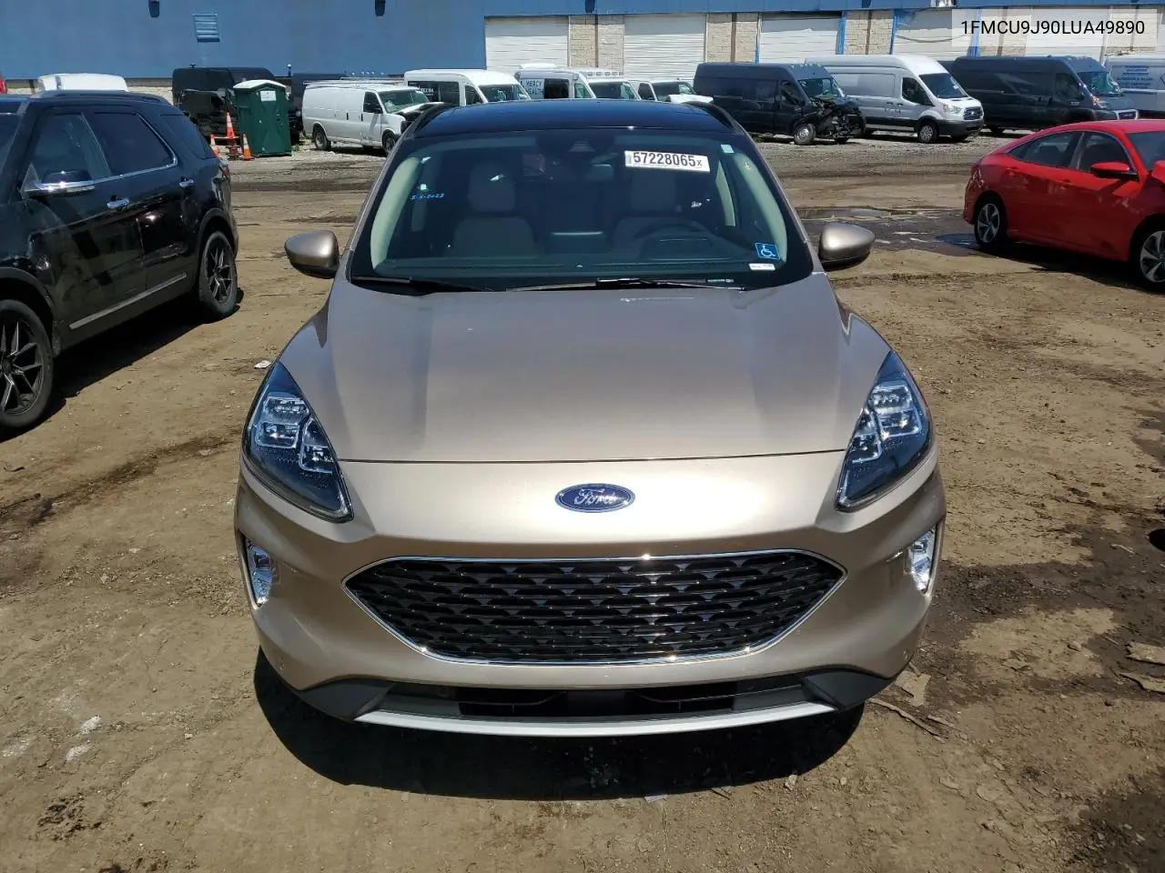 2020 Ford Escape Titanium VIN: 1FMCU9J90LUA49890 Lot: 57228065