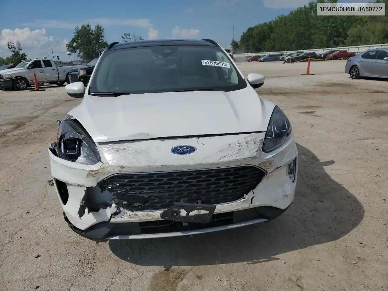 2020 Ford Escape Sel VIN: 1FMCU0H60LUA50772 Lot: 62690095