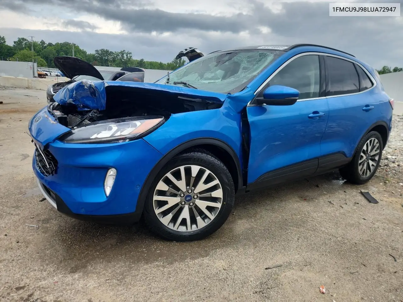 2020 Ford Escape Titanium VIN: 1FMCU9J98LUA72947 Lot: 62770005