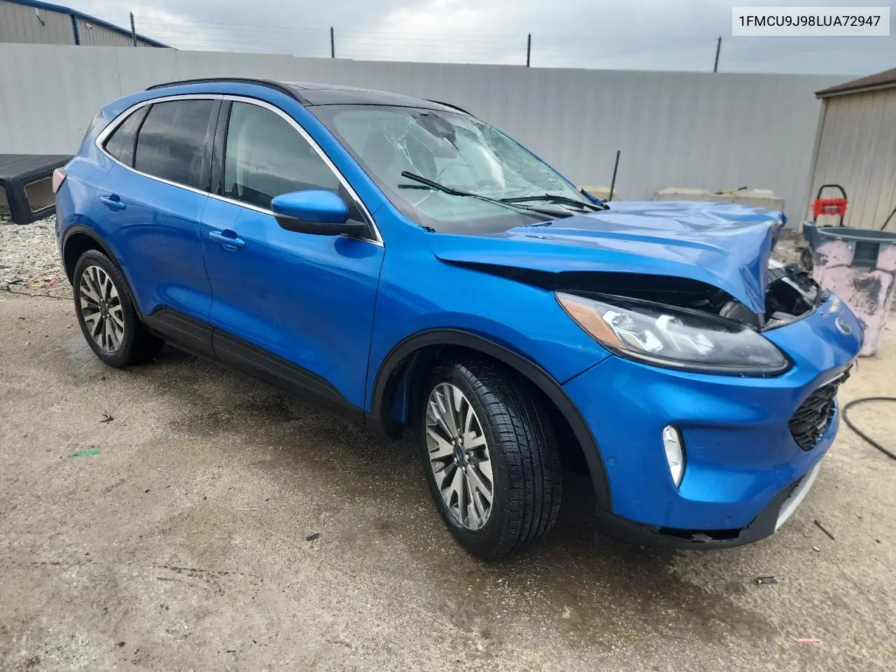 2020 Ford Escape Titanium VIN: 1FMCU9J98LUA72947 Lot: 62770005