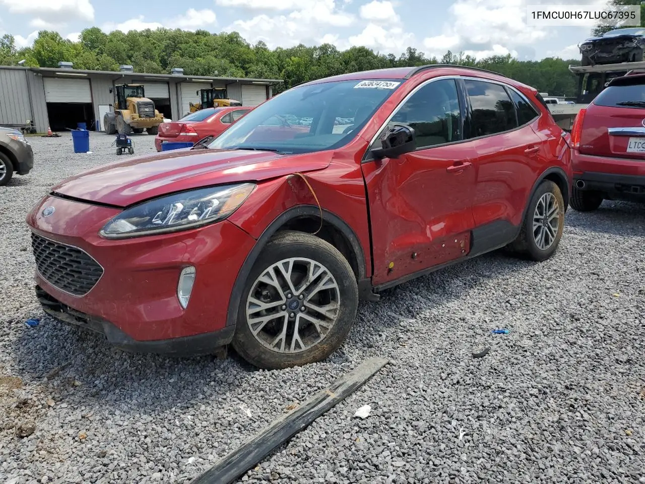 2020 Ford Escape Sel VIN: 1FMCU0H67LUC67395 Lot: 62934755