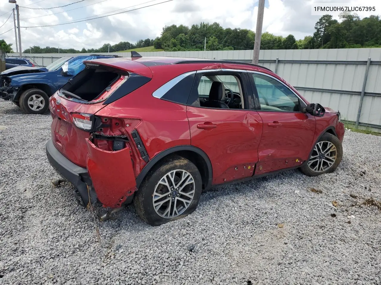 2020 Ford Escape Sel VIN: 1FMCU0H67LUC67395 Lot: 62934755