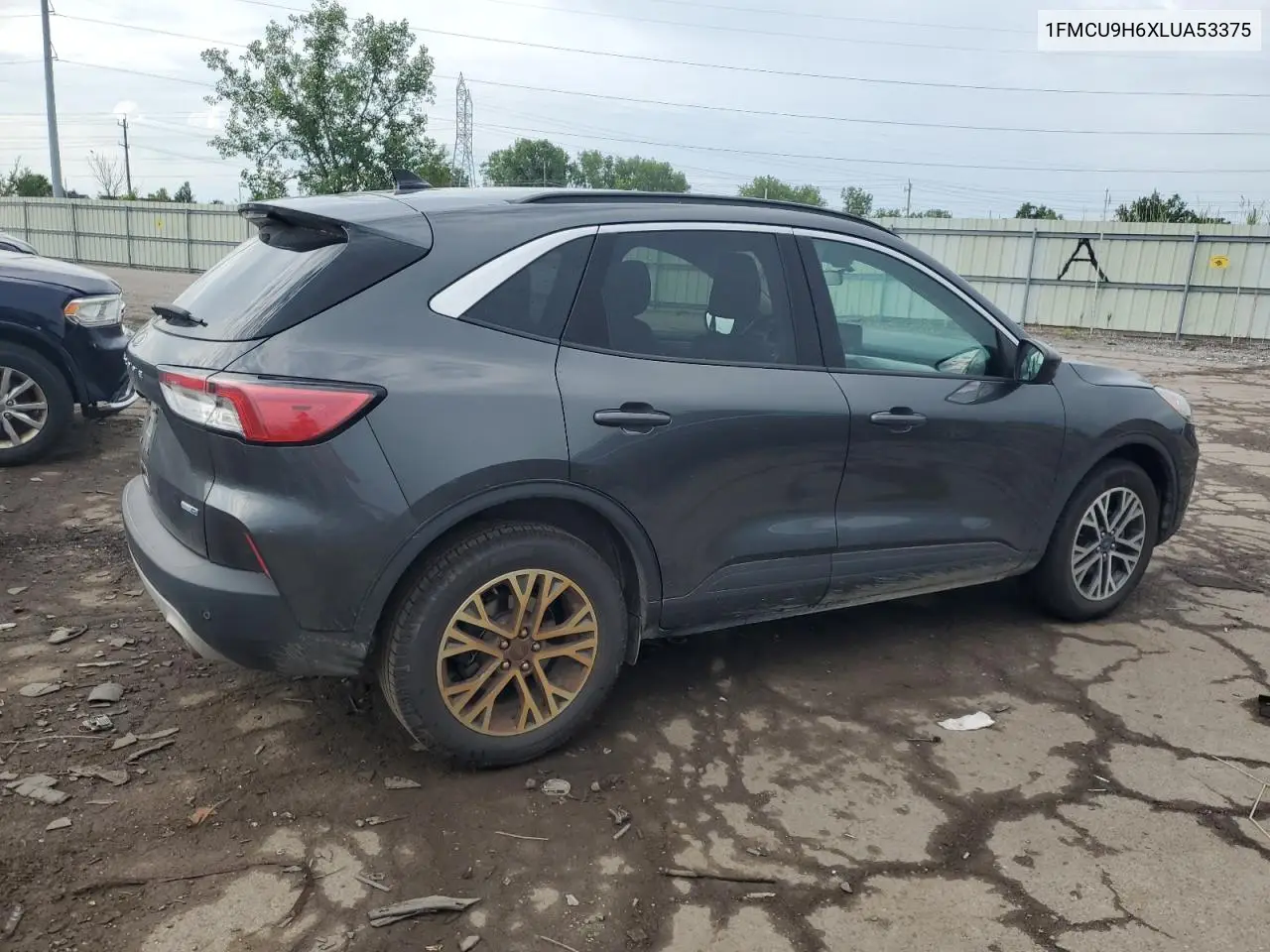 2020 Ford Escape Sel VIN: 1FMCU9H6XLUA53375 Lot: 62961135