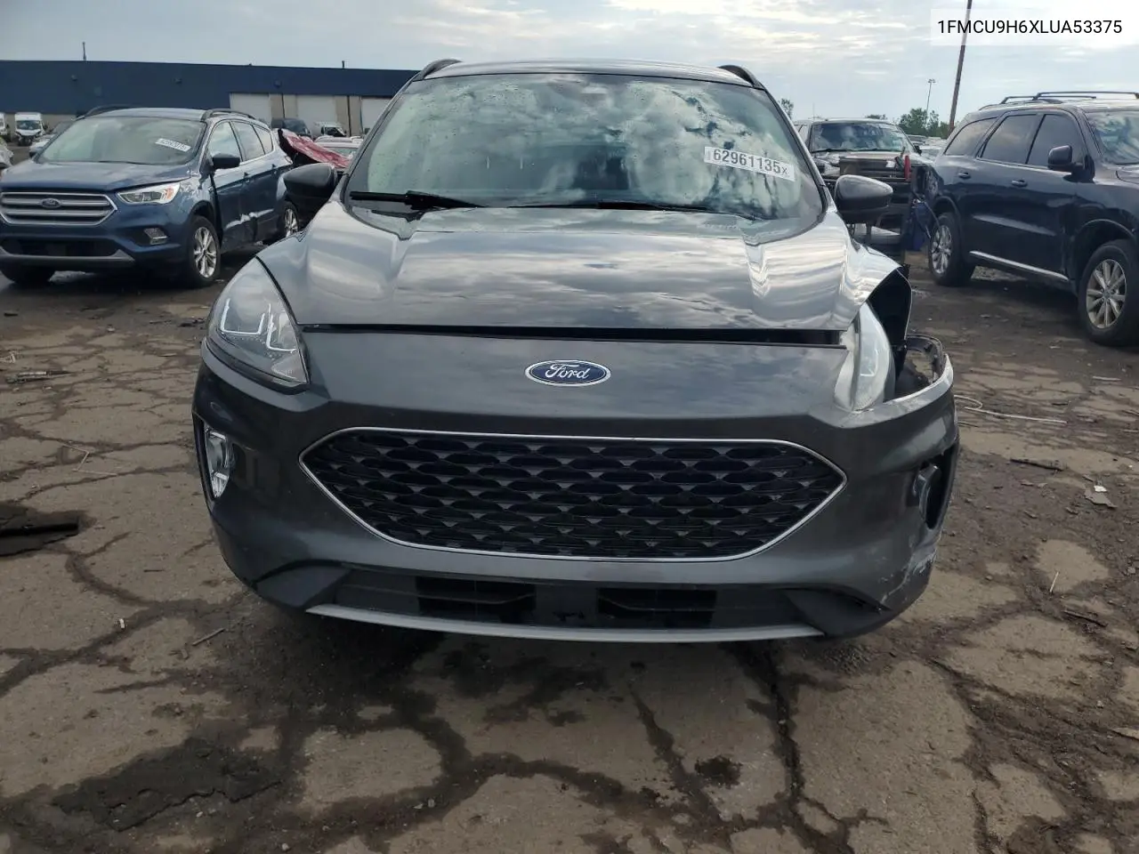 2020 Ford Escape Sel VIN: 1FMCU9H6XLUA53375 Lot: 62961135
