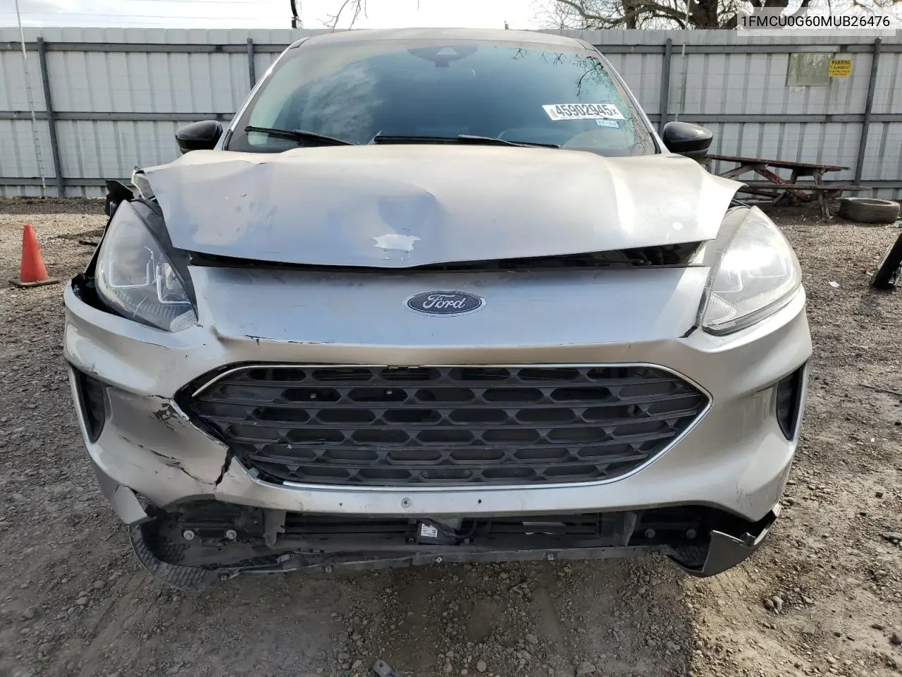 2021 Ford Escape Se VIN: 1FMCU0G60MUB26476 Lot: 45902945