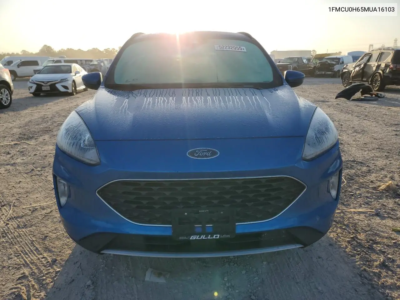 2021 Ford Escape Sel VIN: 1FMCU0H65MUA16103 Lot: 52232055