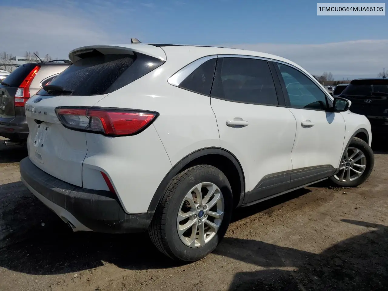 2021 Ford Escape Se VIN: 1FMCU0G64MUA66105 Lot: 52385155