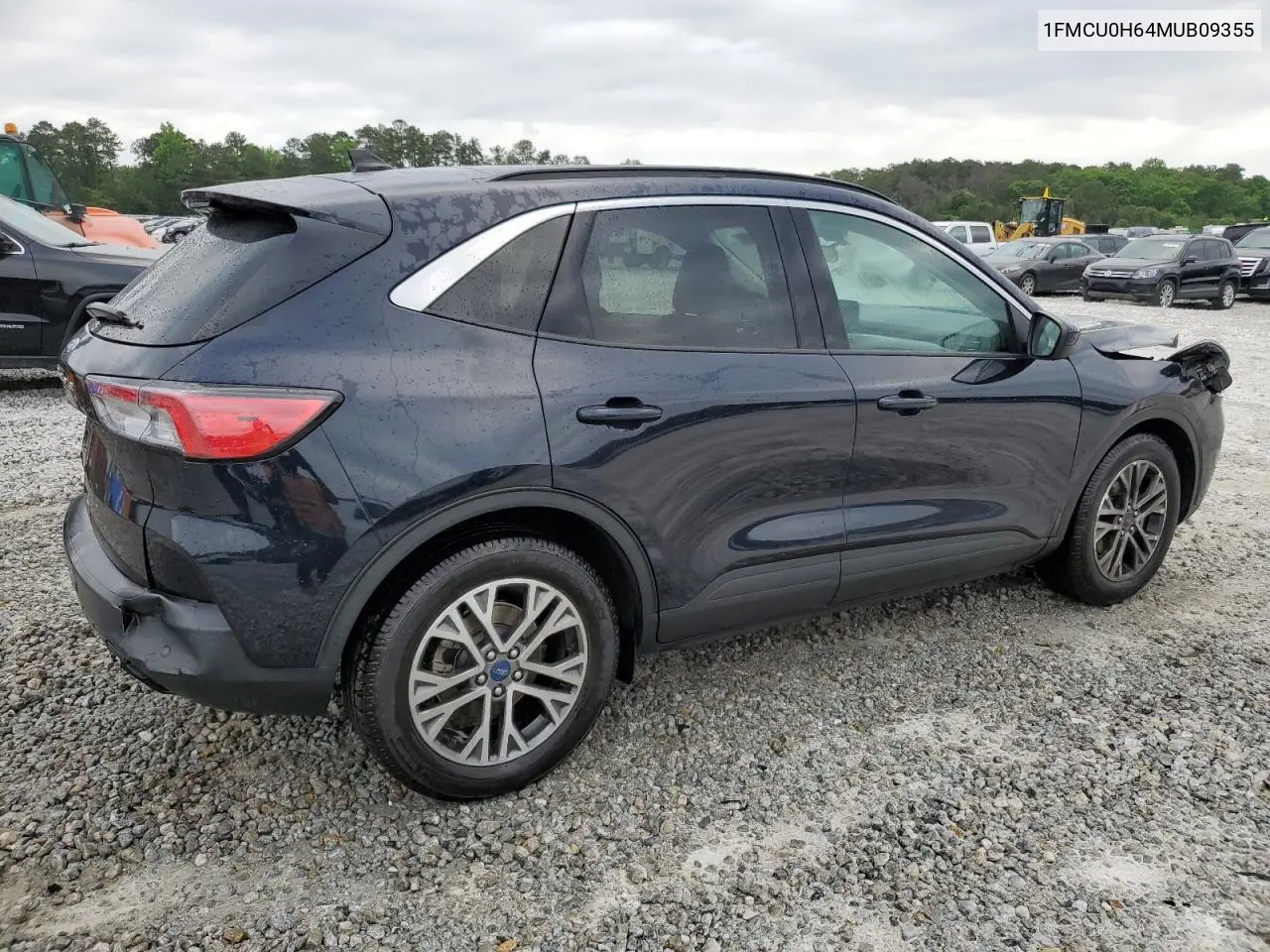 2021 Ford Escape Sel VIN: 1FMCU0H64MUB09355 Lot: 54846655