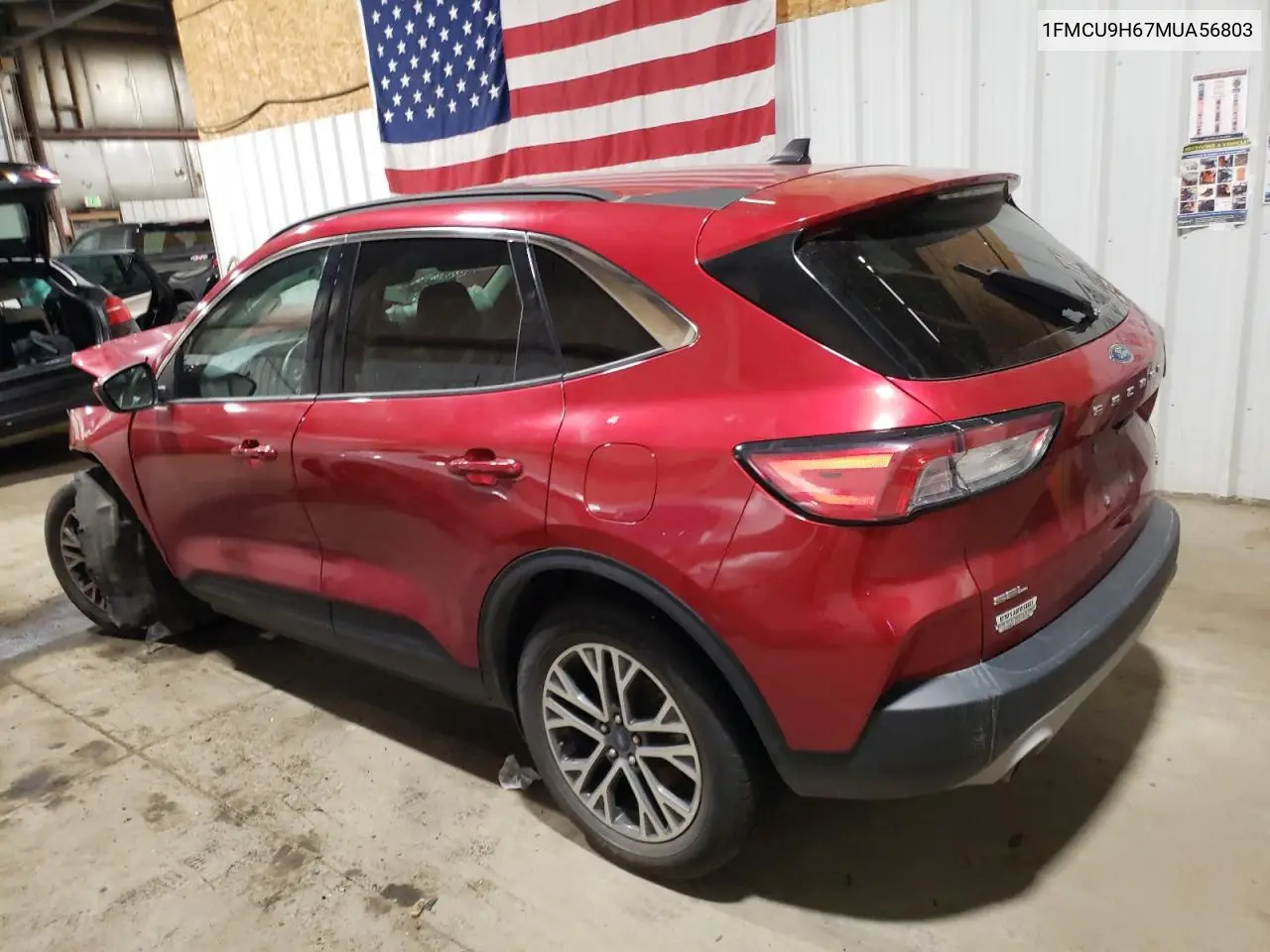 2021 Ford Escape Sel VIN: 1FMCU9H67MUA56803 Lot: 55303725