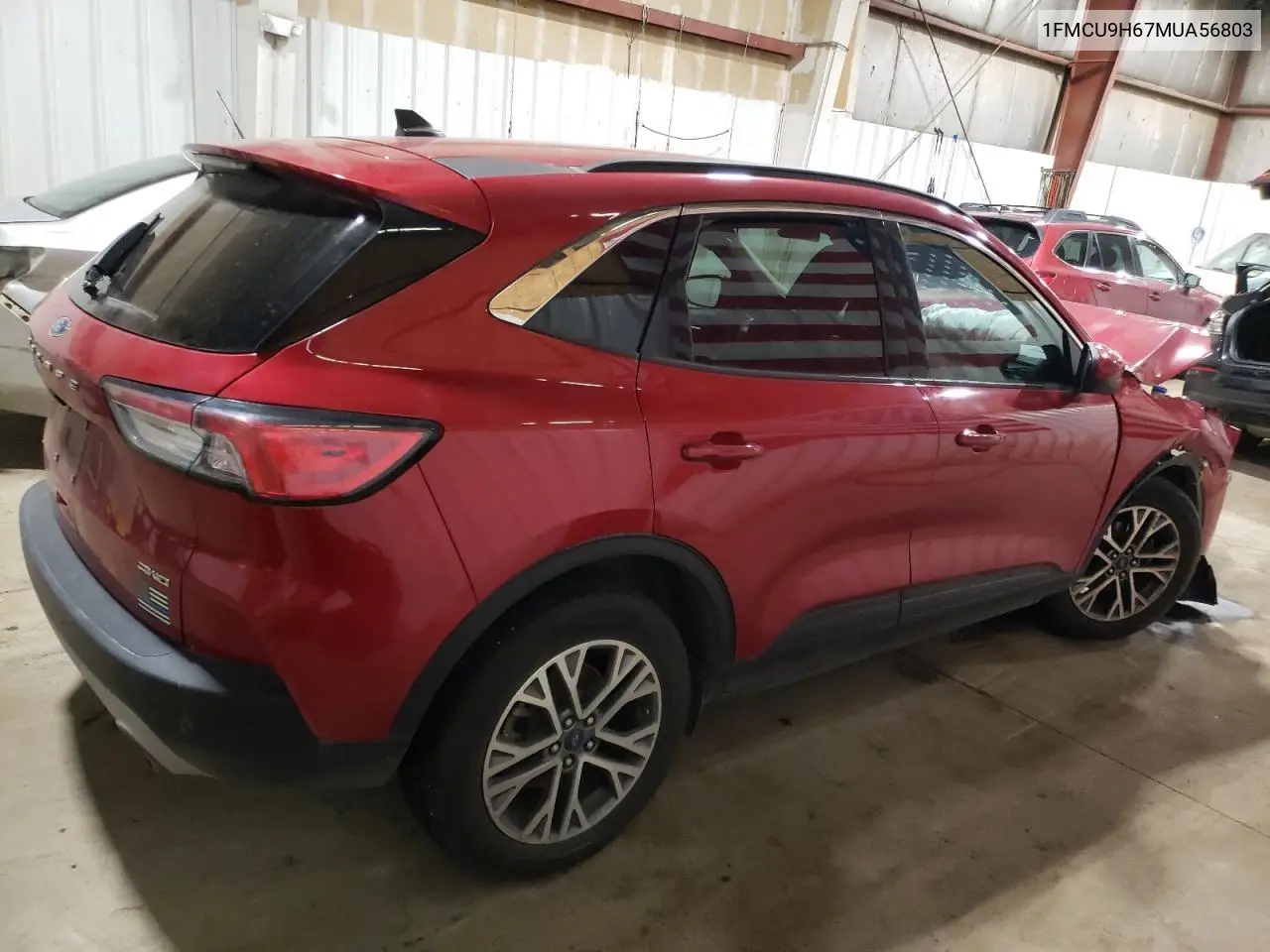 2021 Ford Escape Sel VIN: 1FMCU9H67MUA56803 Lot: 55303725