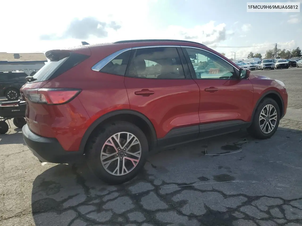 2021 Ford Escape Sel VIN: 1FMCU9H69MUA65812 Lot: 55989305