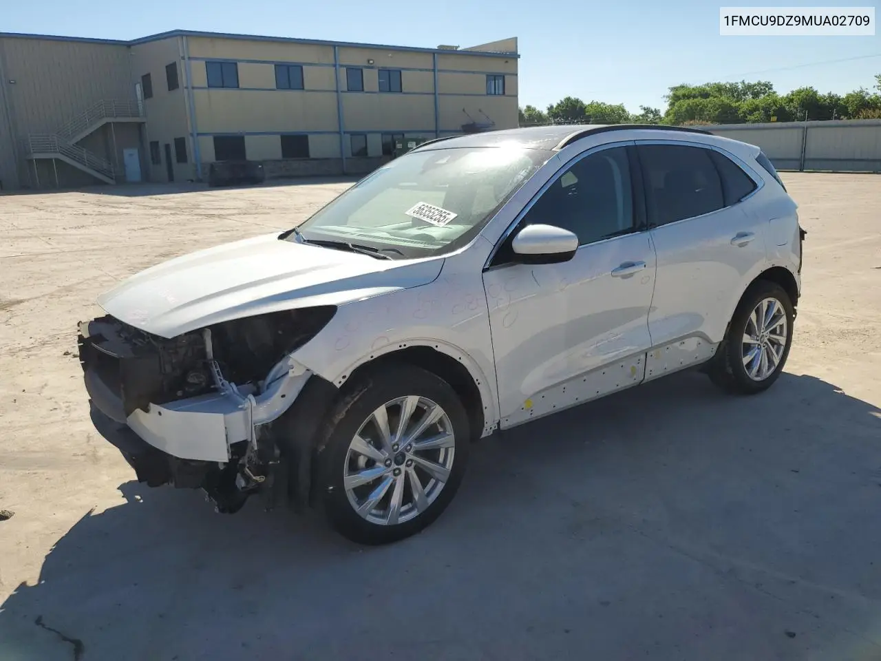 2021 Ford Escape Titanium VIN: 1FMCU9DZ9MUA02709 Lot: 56355255
