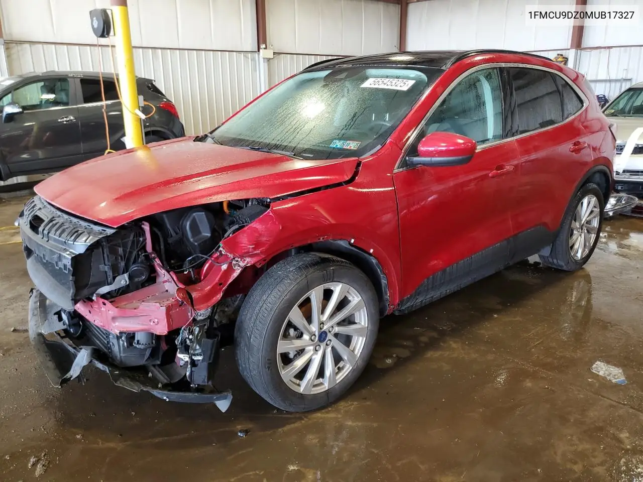 2021 Ford Escape Titanium VIN: 1FMCU9DZ0MUB17327 Lot: 56545325