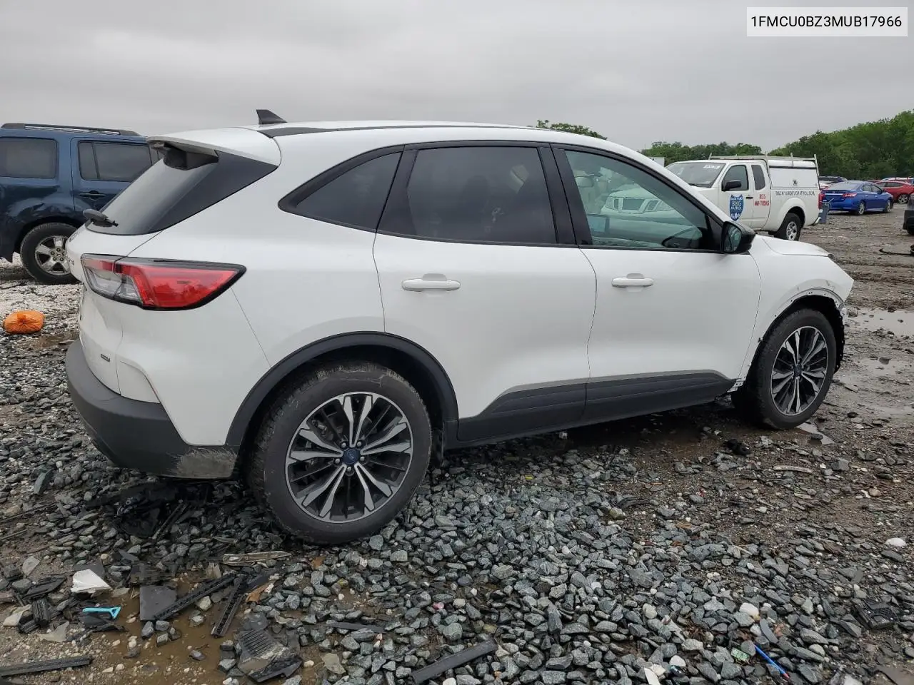 2021 Ford Escape Se VIN: 1FMCU0BZ3MUB17966 Lot: 56936405