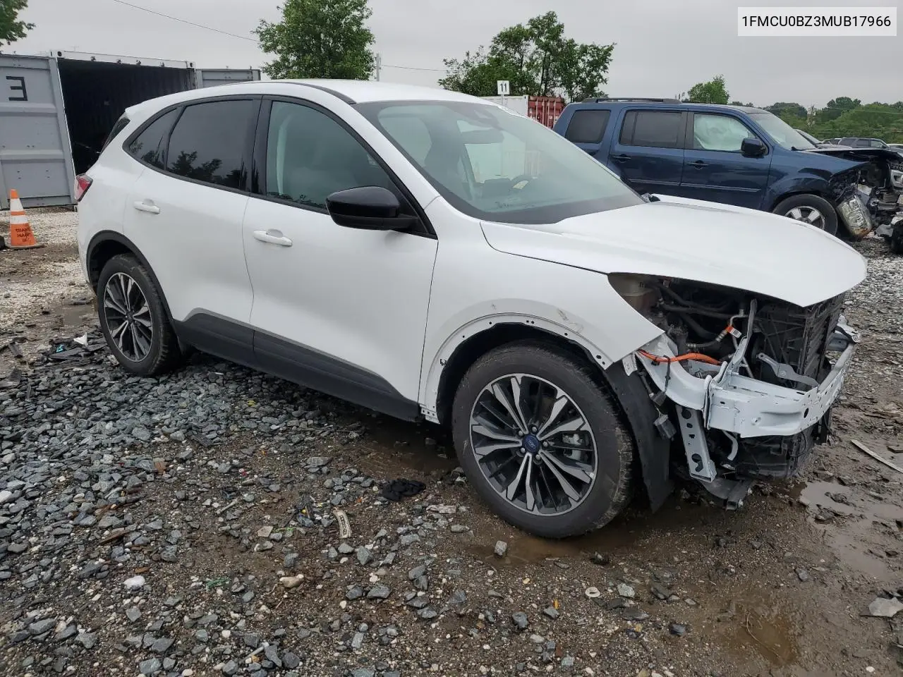 2021 Ford Escape Se VIN: 1FMCU0BZ3MUB17966 Lot: 56936405