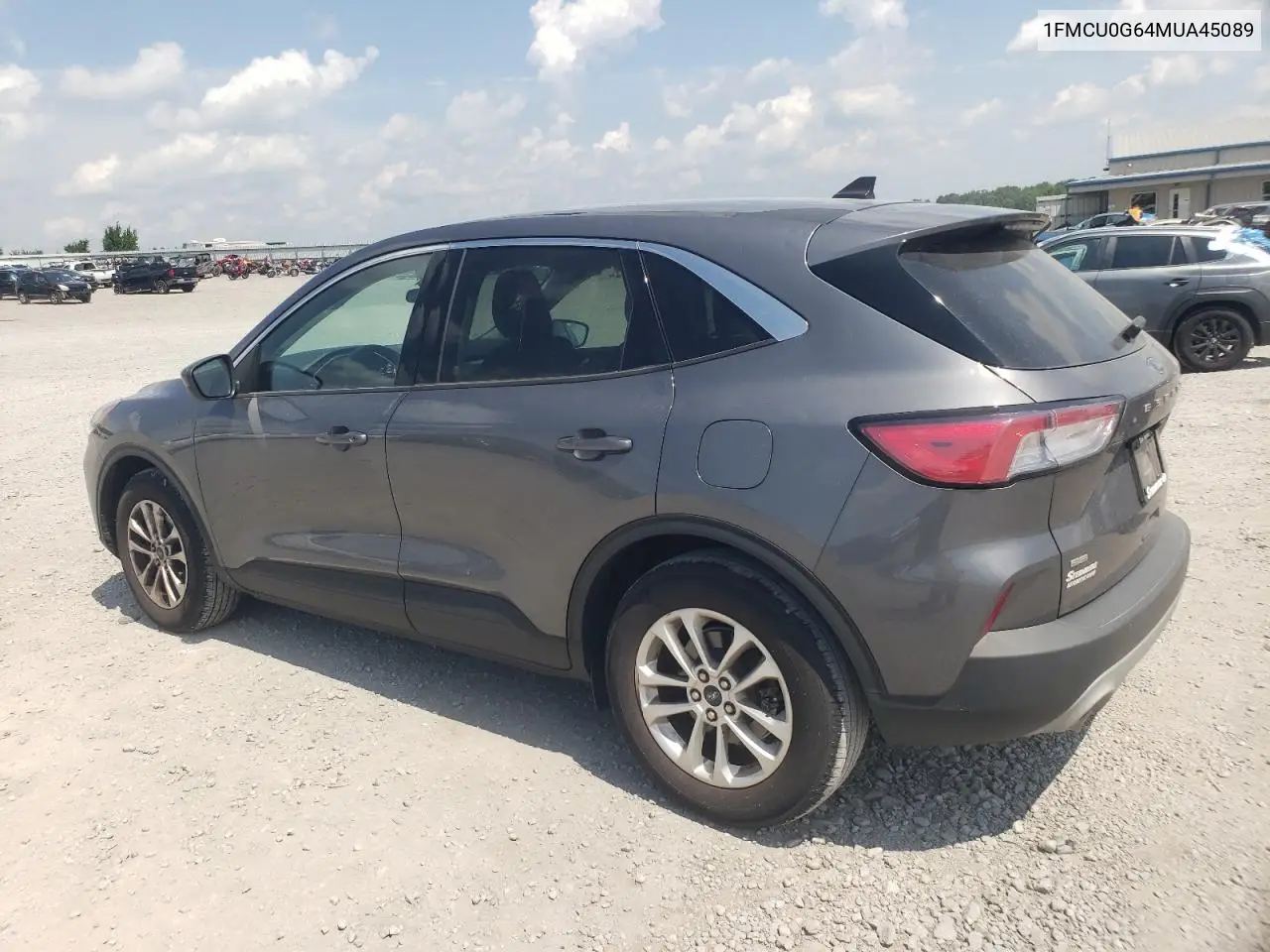 2021 Ford Escape Se VIN: 1FMCU0G64MUA45089 Lot: 61436525