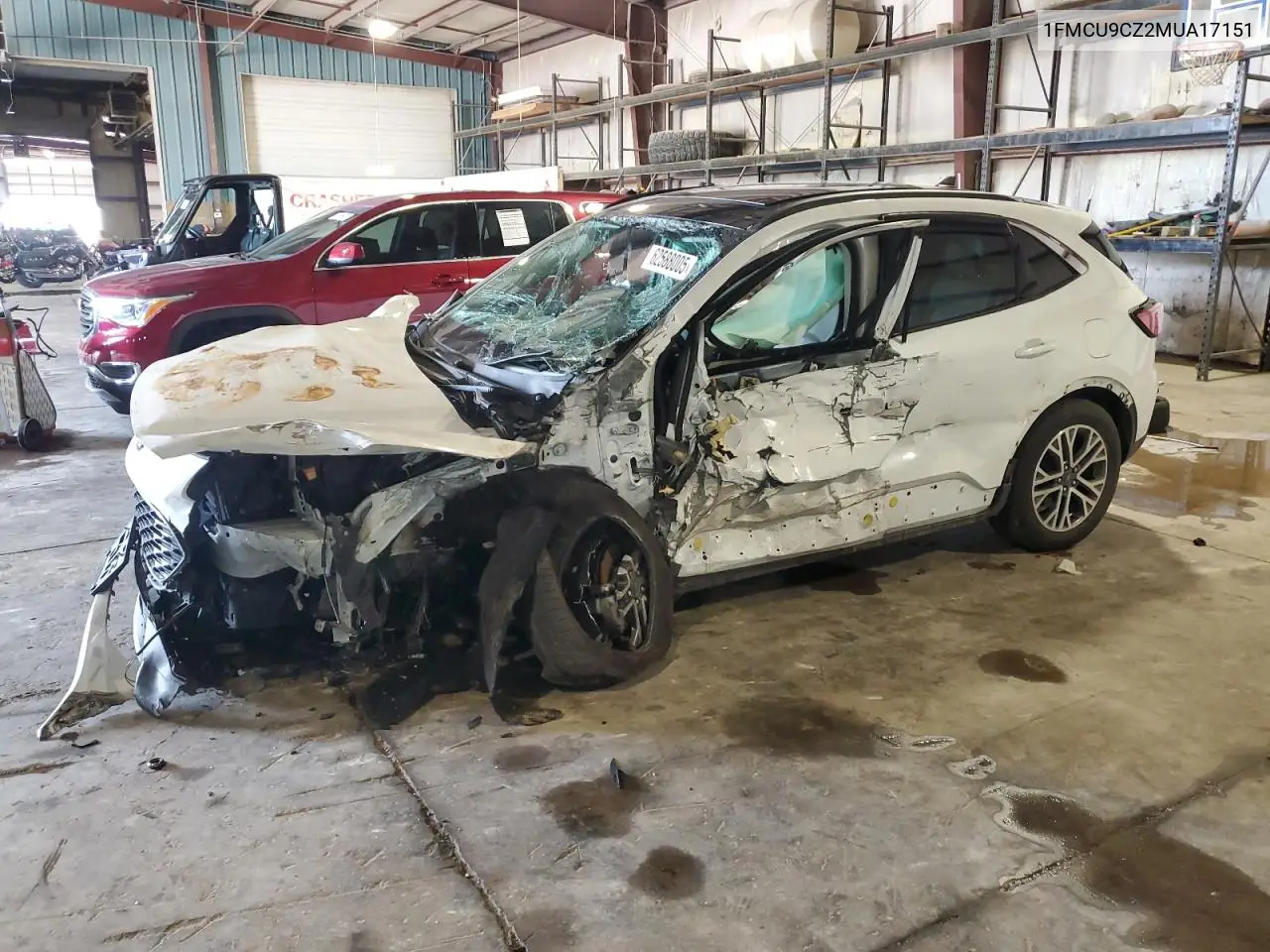 2021 Ford Escape Sel VIN: 1FMCU9CZ2MUA17151 Lot: 62588005