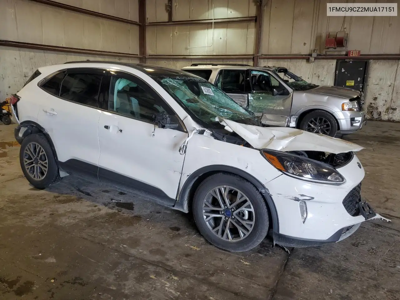 2021 Ford Escape Sel VIN: 1FMCU9CZ2MUA17151 Lot: 62588005