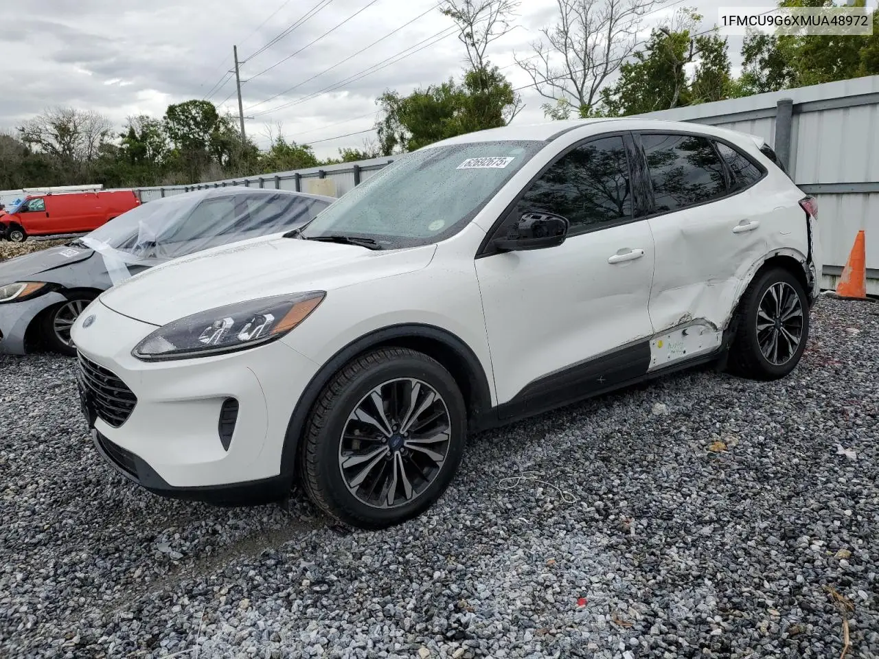 2021 Ford Escape Se VIN: 1FMCU9G6XMUA48972 Lot: 62692675