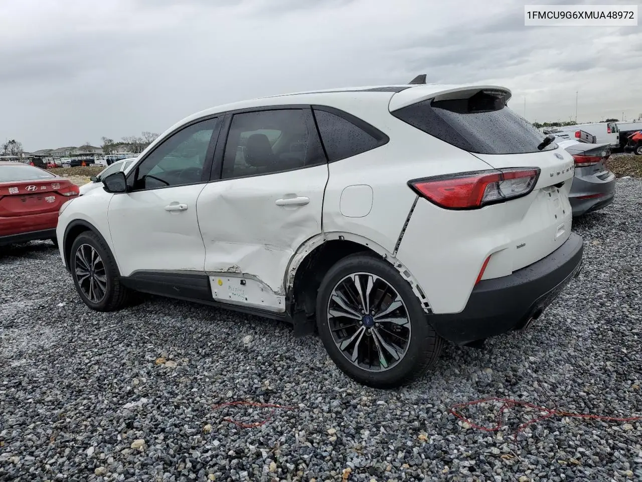 2021 Ford Escape Se VIN: 1FMCU9G6XMUA48972 Lot: 62692675