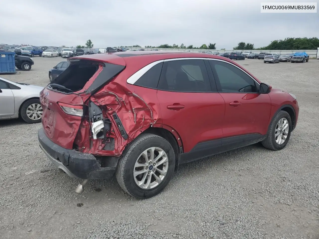 2021 Ford Escape Se VIN: 1FMCU0G69MUB33569 Lot: 62696555