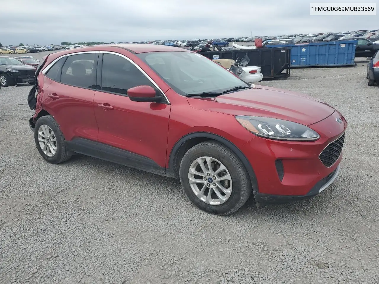 2021 Ford Escape Se VIN: 1FMCU0G69MUB33569 Lot: 62696555