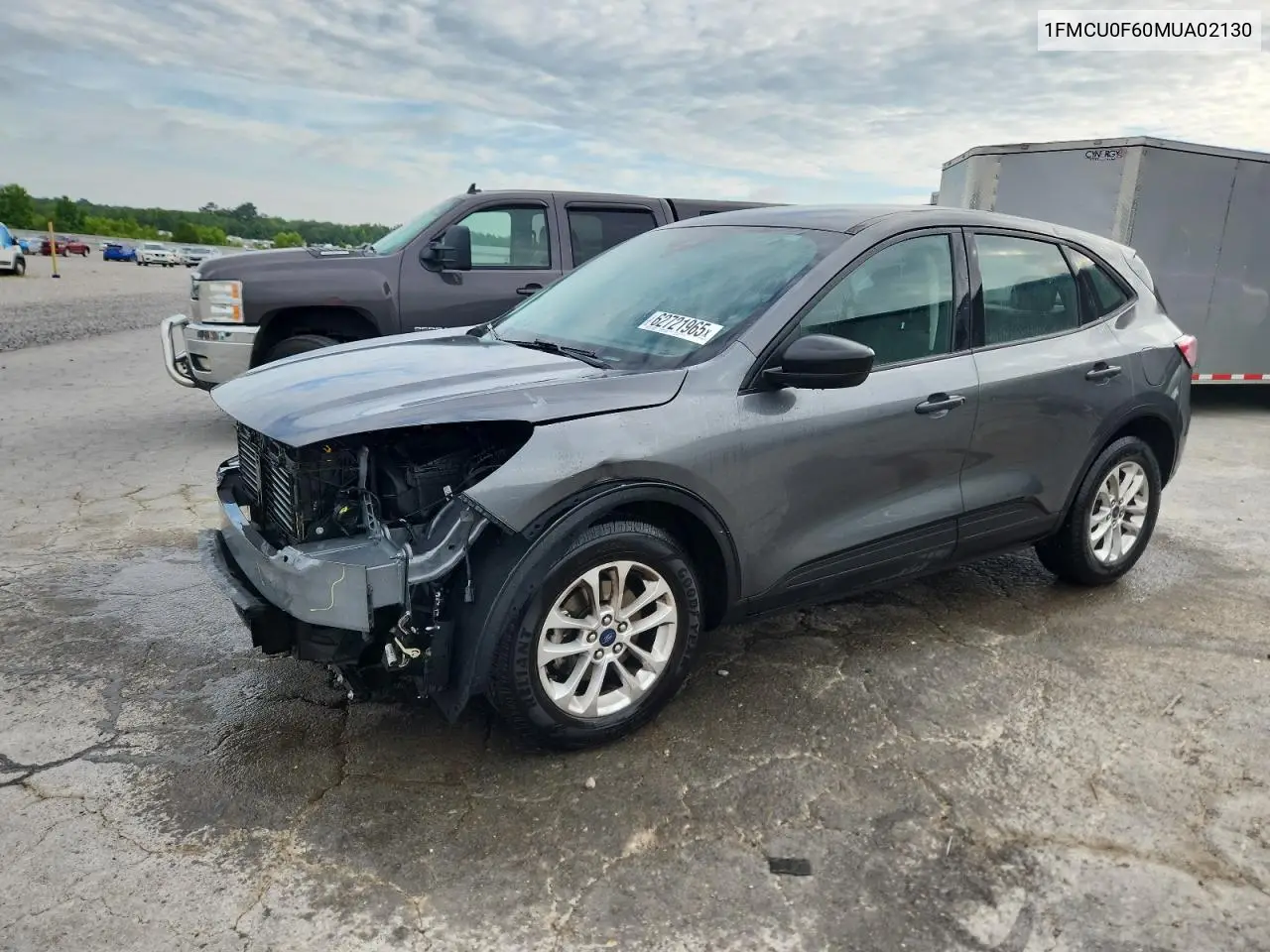 2021 Ford Escape S VIN: 1FMCU0F60MUA02130 Lot: 62721965