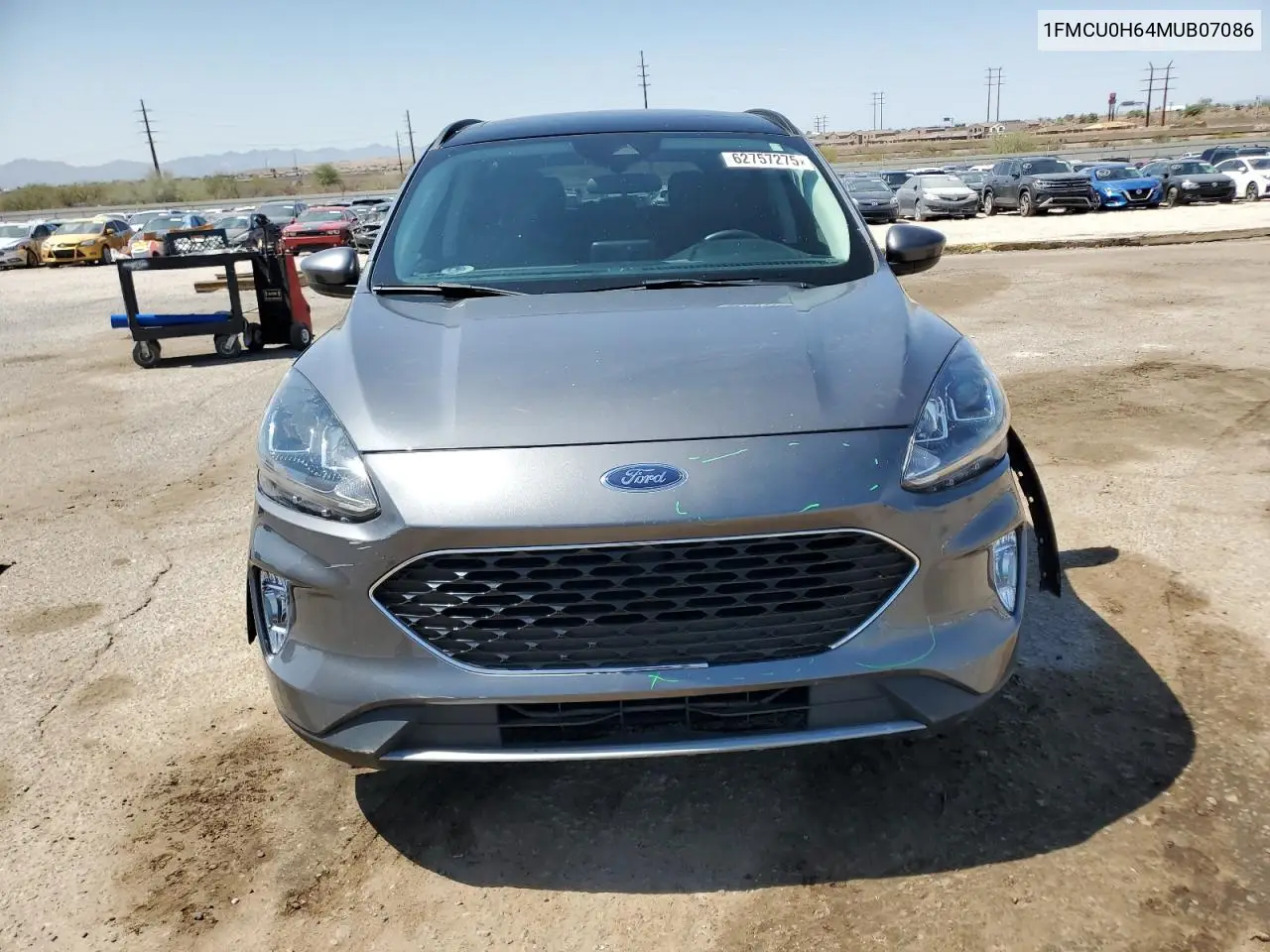 2021 Ford Escape Sel VIN: 1FMCU0H64MUB07086 Lot: 62757275