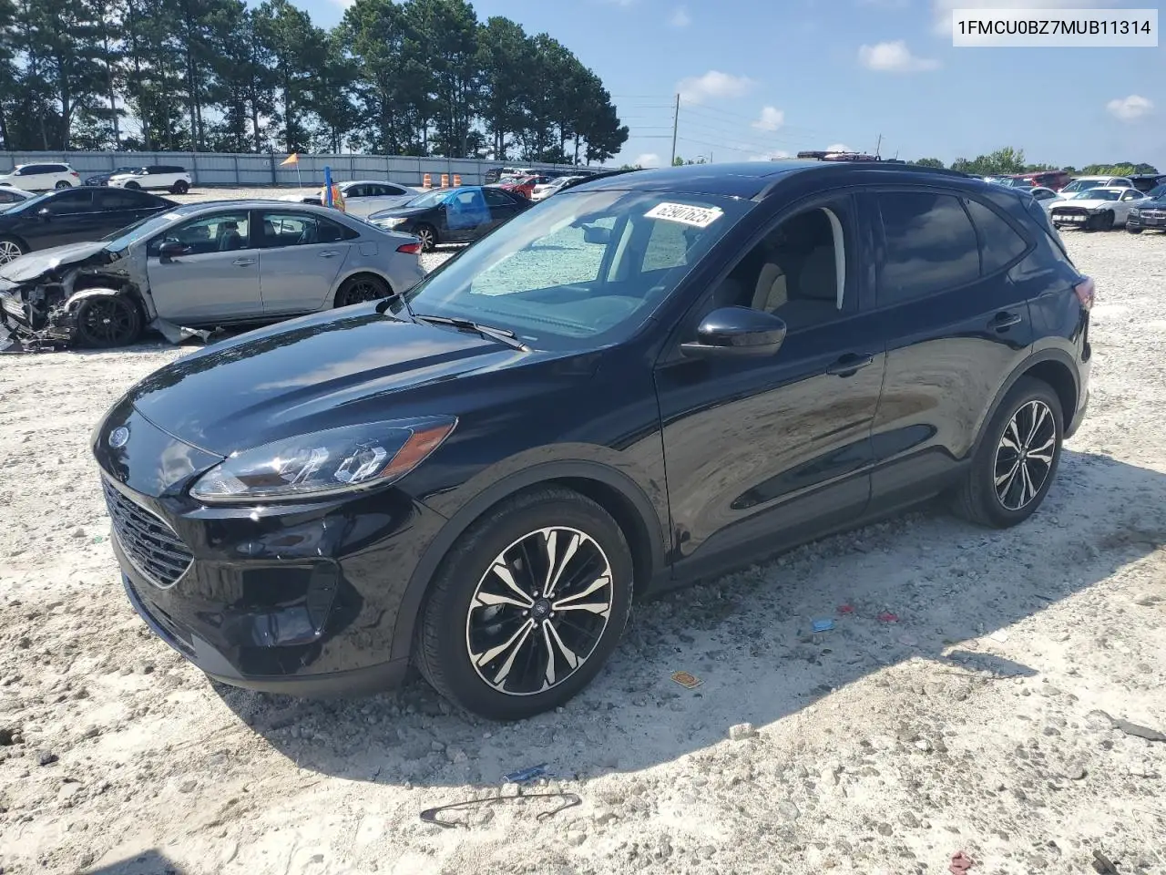 2021 Ford Escape Se VIN: 1FMCU0BZ7MUB11314 Lot: 62907625