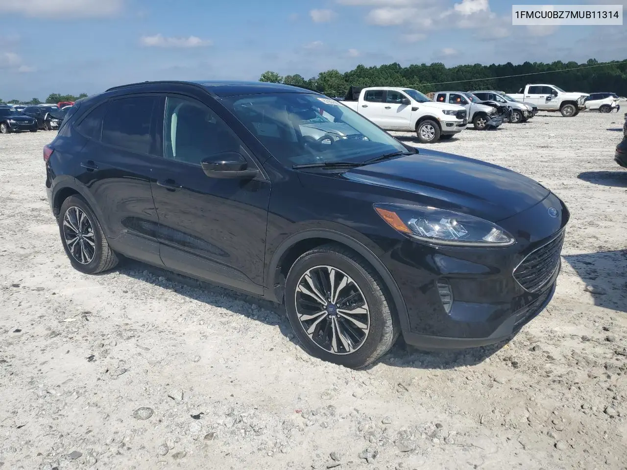 2021 Ford Escape Se VIN: 1FMCU0BZ7MUB11314 Lot: 62907625