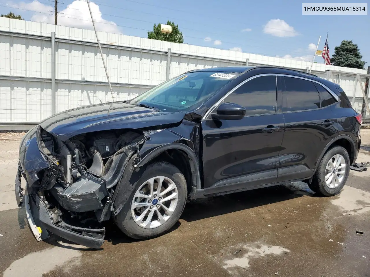 2021 Ford Escape Se VIN: 1FMCU9G65MUA15314 Lot: 62941535
