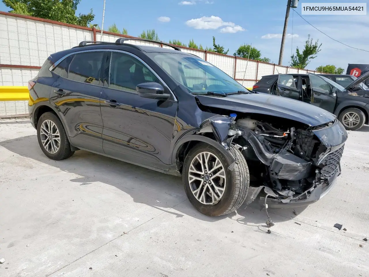 2021 Ford Escape Sel VIN: 1FMCU9H65MUA54421 Lot: 65715355