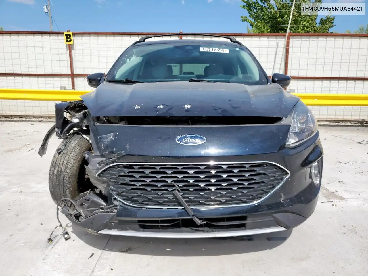 2021 Ford Escape Sel VIN: 1FMCU9H65MUA54421 Lot: 65715355